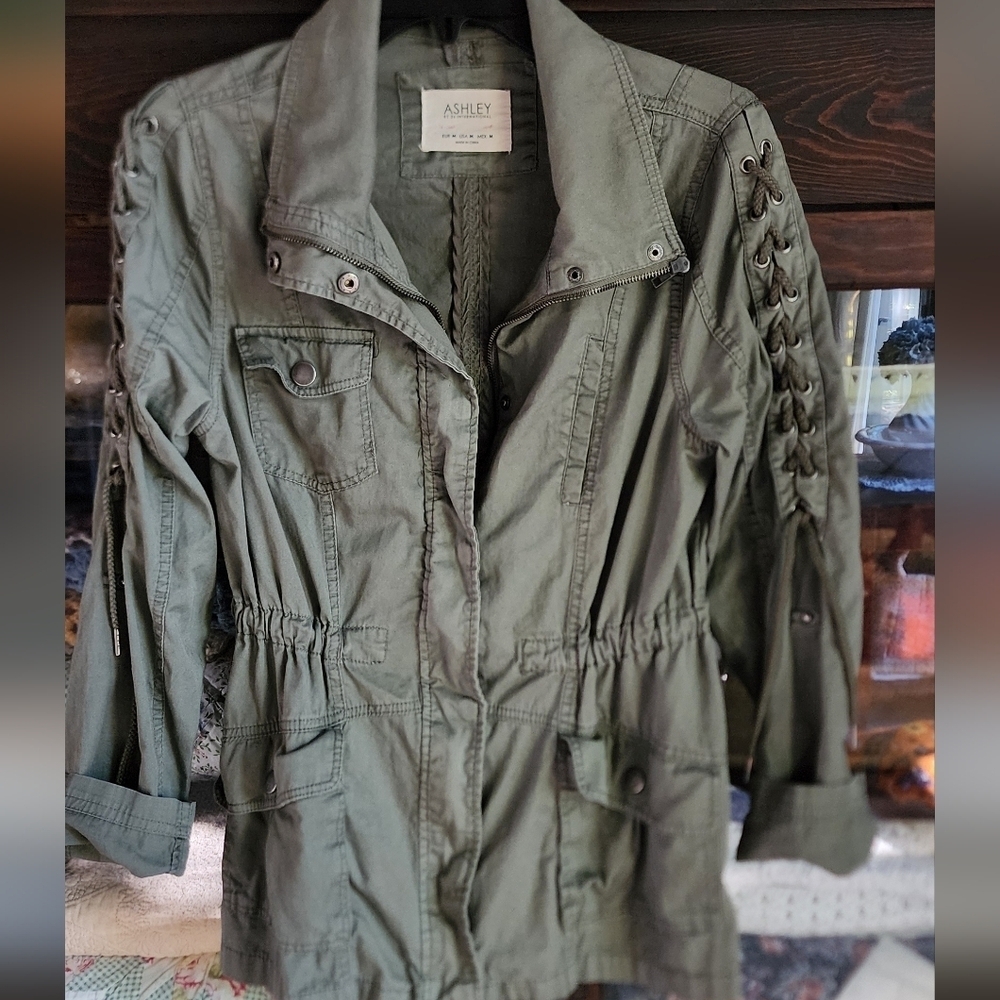 Ashley By 26 International Women's Green Jacket